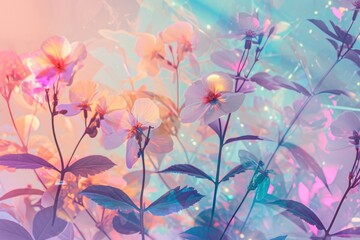 Garden holography outdoors pattern flower.