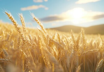 Fototapeta premium Golden Wheat Field.