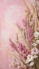Obraz premium Ethereal, dreamy autumn background with copy space. Warm, elegant colors of yellow and orange.