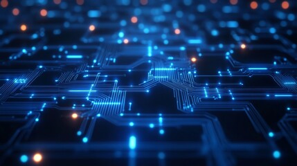 Obraz premium Future technology concept for business solutions, circle, globe. Stock image
