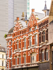 Fototapeta premium Cultural Heritage Explored: Journeying through Charleroi Timeless Street Scenes