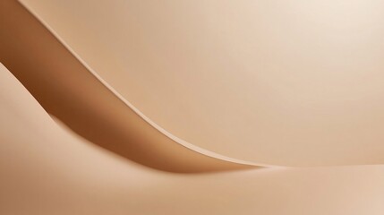 A smooth, flowing surface with soft curves and warm tones, creating a sense of calm and tranquility perfect for abstract backgrounds.