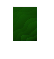Abstract green wave background. Modern dynamic wave background. Flowing shapes elements. Perfect for website, banner, brochure, poster or advertisement