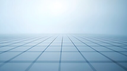 Soft Blue Geometric Tech-Inspired Grid Abstract Background for Business