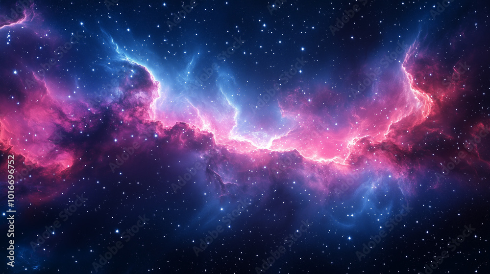 Canvas Prints a minimalistic desktop wallpaper using a blue-purple color scheme and elements of the starry sky. th