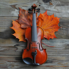 violin and maple_leaf