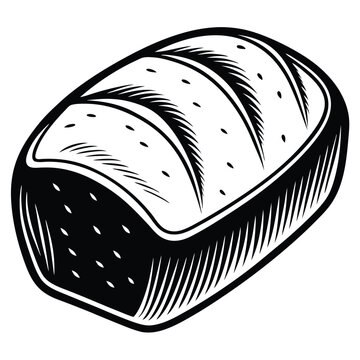 recommend clip art: Bread vector silhouette.