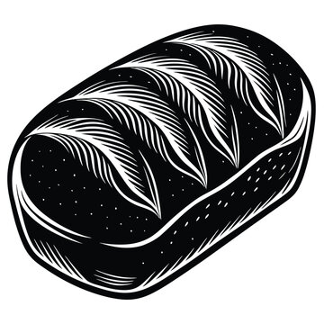 recommend clip art: Bread vector silhouette.