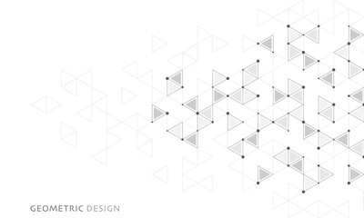 Abstract vector background with a geometric pattern of triangle shapes. Graphic design element 