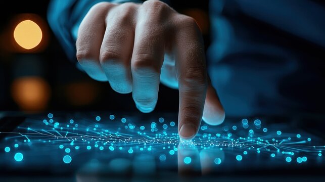 Geographer Analyzing Spatial Data with Technology