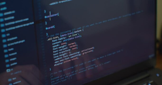 HTML Web Page Code Scrolling.