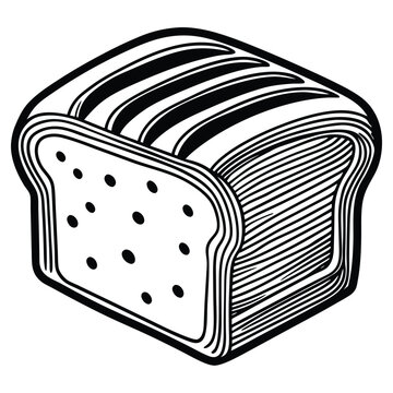 recommend clip art: Bread vector silhouette.