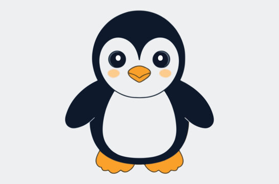 recommend clip art: penguin vector, icon vector illustration, penguin silhouette of a penguin isolated on a white background