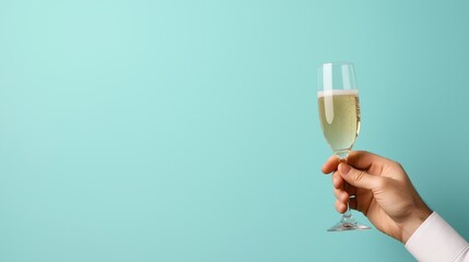 Bubbly Bliss in Business Blue