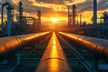 Refinery plant equipment for pump pipeline oil and gas valves pressure safety valve selective. Steel long pipes in crude oil factory during. Rack of heat chemical manufacturing 