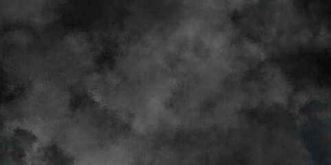 Abstract ash cloud and smoke texture in dark background. White Black fog effect transparent smoke isolated dark dramatic sky with black stormy clouds. Grunge creative and becorative fractal somke art