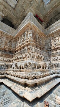 Historical architecture and marvellous stone carvings of Jagadish Temple in Udaipur - example of either Māha Māru or Māru-Gurjara architecture