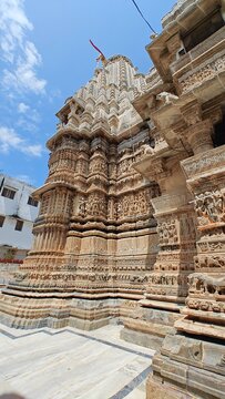 Historical architecture and marvellous stone carvings of Jagadish Temple in Udaipur - example of either Māha Māru or Māru-Gurjara architecture