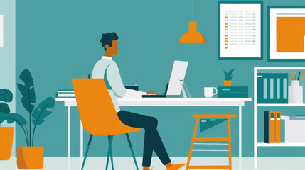 A virtual training session where remote employees learn best practices for working in a distributed team, improving both efficiency and communication.