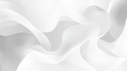 Obraz premium Soft Intertwining Organic Curves Design