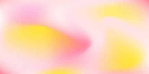 Pink Yellow Gradient Background, Abstract Soft Texture. Vector Wave Gradation Pattern