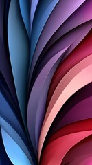  A tight shot of a cell phone showcasing a vibrant back design Front display sports a harmonious blend of red, blue, and purple swirls