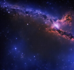 Naklejka premium background with stars