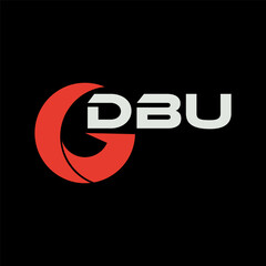 DBU letter logo design for your brand or company business. company logo ,rand, initial, finance logo, technology ,tech , marketing, fashion, education, industry, sport etc