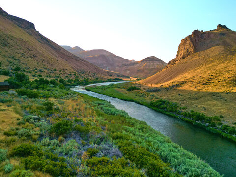 Owyhee River at Birch Creek Ranch, Oregon.