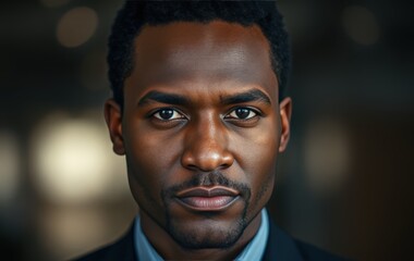 Businessman exuding leadership and confidence