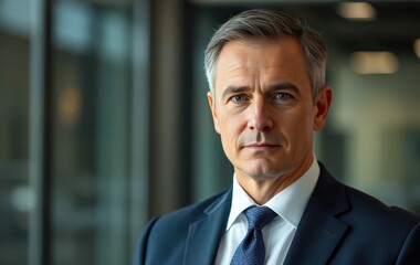 Fototapeta premium Confident business leader portrait