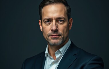 Confident business leader portrait