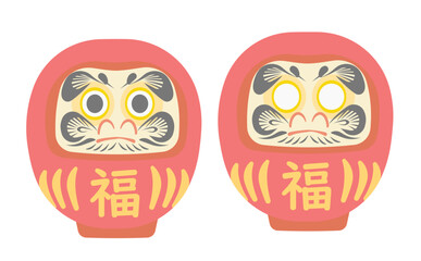 達磨のイラスト