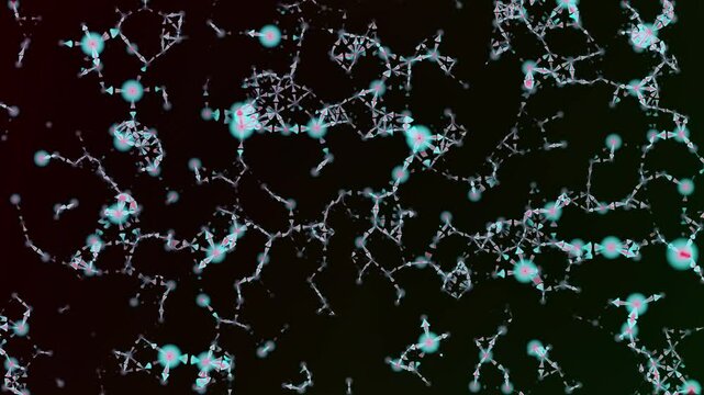 Backgrounds of human cells tissue of lung human under the microscope in pathology lab.View in microscopic of ductal cell carcinoma, adenonocarcinoma from human breast cancer, tissue section by H and E