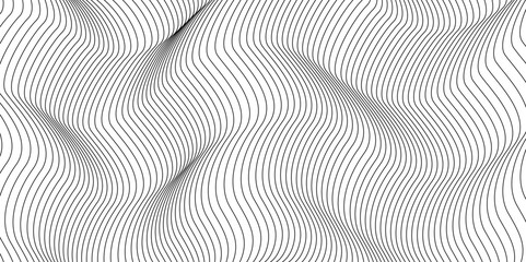 Technology abstract lines on white background. Digital future technology concept. Abstract white paper wave background and abstract gradient and white wave curve lines. 