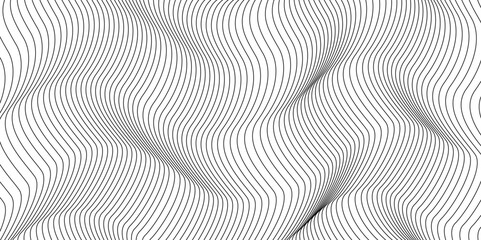 Technology abstract lines on white background. Digital future technology concept. Abstract white paper wave background and abstract gradient and white wave curve lines. 