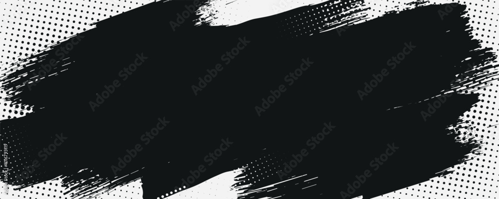 Poster background for text. isolated grunge traces banners set. black paint. abstract splatter grunge with 