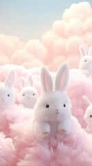 Rabbits animal mammal nature.