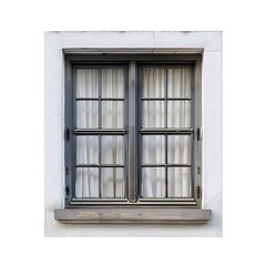 Shadow overlay window isolated on white 