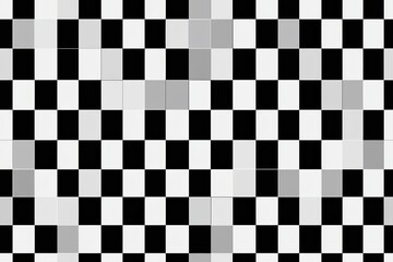 Fototapeta premium Captivating Checkered Geometrics Minimalist Monochrome Digital Backdrop