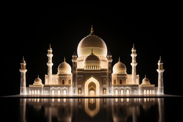 Obraz premium Architecture building mosque dome.