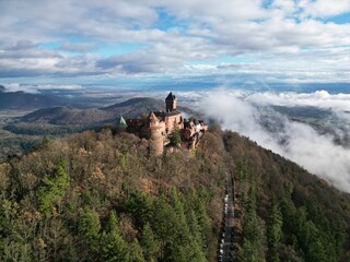 Un château en pleine nature