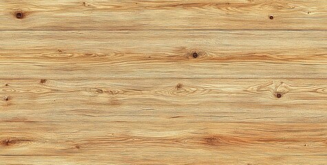 Fototapeta premium Detailed Close up View of Warm Wooden Planks with Distinct Grain and Textured Surface