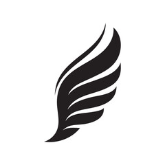 Obraz premium Wing black logo eagle falcon