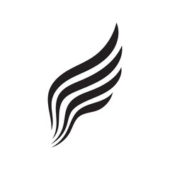 Wing black logo eagle falcon