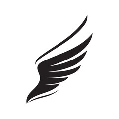 Wing black logo eagle falcon