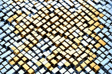 Fototapeta premium abstract gradient cubes surface background