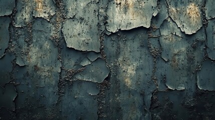 grunge metal wall with deep cracks and distressed texture, giving a haunting feel with a dusty, old film effect, perfect for a halloween-themed backdrop