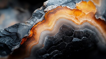 Obraz premium agate, with its intricate patterns and rich colors, agate, showcasing swirling bands and unique textures, agate