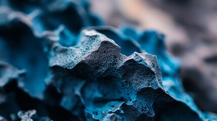 Obraz premium blue and gray stones in focus, background softly blurred